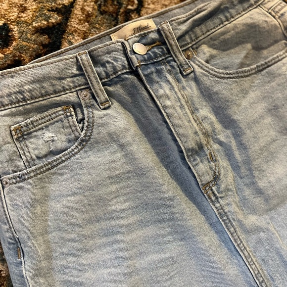 Universal Thread Light Wash High-Waist Denim Maxi Skirt - Picture 4 of 4